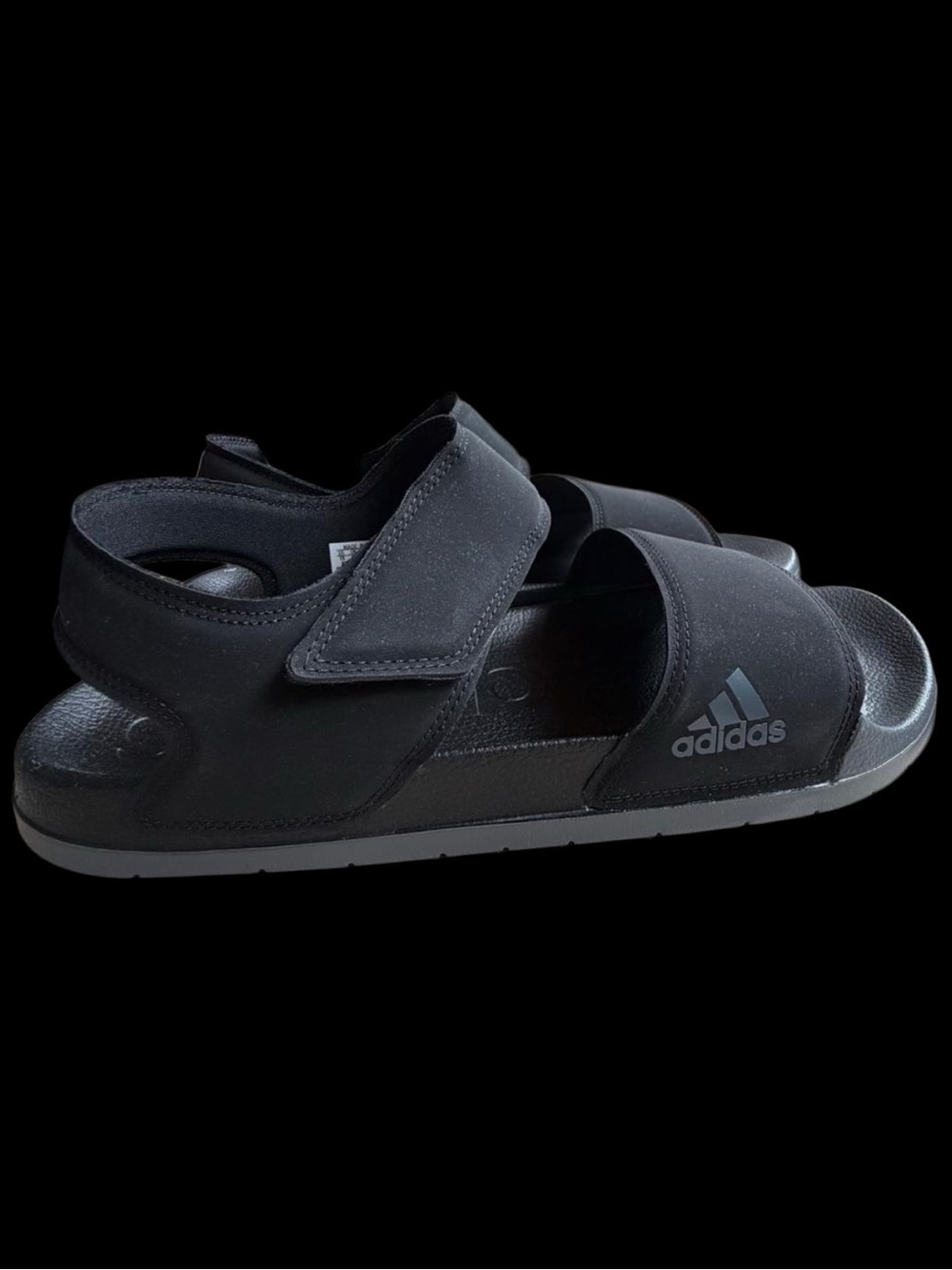 adidas Adilette Sandal Black Grey HP3007 Men’s Size 13 Women’s 14 NEW